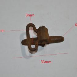 Battant de Crosse  pour crosse Fusil Ancien à identifier Chasse Militaire restauration Ancien  (17)