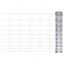 Clôture de jardin Acier galvanisé Argenté 50x1 m