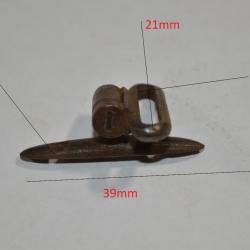 Battant de Crosse à viser Fusil Ancien à identifier Chasse Militaire restauration   (17)