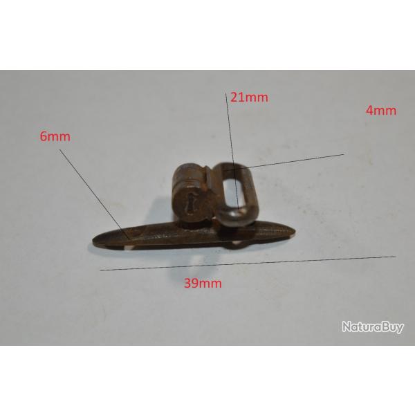 Battant de Crosse  viser Fusil Ancien  identifier Chasse Militaire restauration   (17)