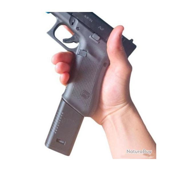 Kit Extension pour Chargeur Glock 17 +10 coups Style mini Kriss Vector