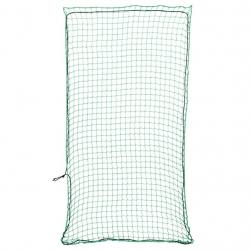 Filet pour remorque avec corde élastique vert 8x3,5 m PP