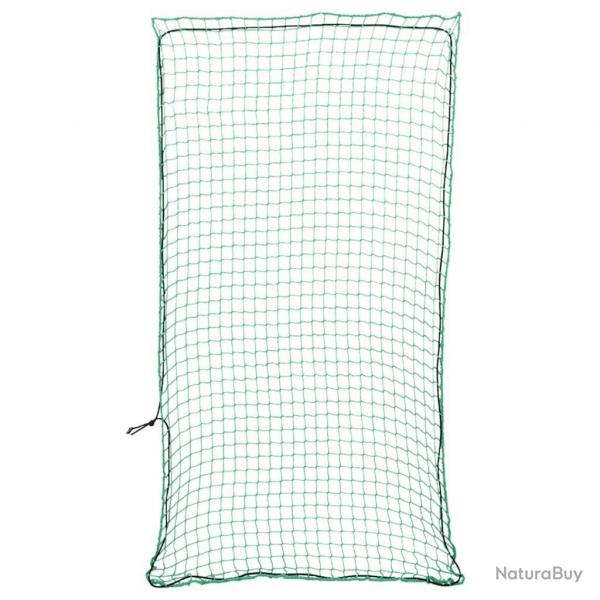 Filet pour remorque avec corde lastique vert 8x3,5 m PP