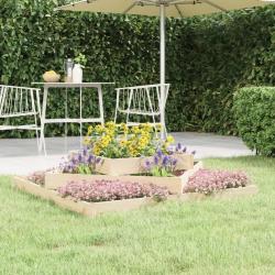 Jardinière 112x112x27 cm Bois massif de pin