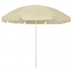 Parasol de plage jaune sable 240 cm