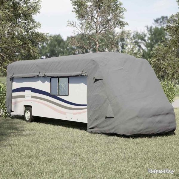 Housse de camping-car gris 870x235x275 cm tissu non tiss