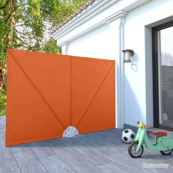 Auvent latral pliable de terrasse Terre cuite 240 x 160 cm