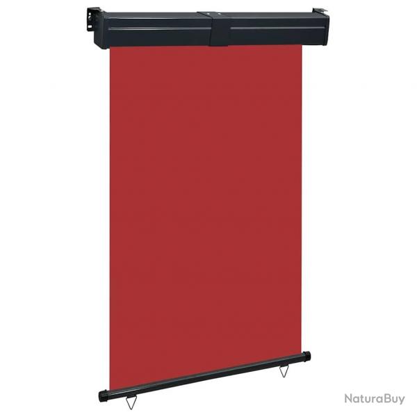 Auvent latral de balcon 125x250 cm Rouge