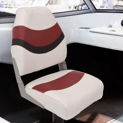 Ensemble de sièges de bateau pliables lot de 4 dossier haut