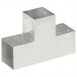 Connecteur de poteau Forme en T Métal galvanisé 101x101 mm