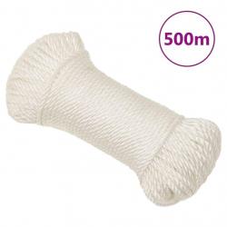 Corde de travail Blanc 3 mm 500 m polypropylène