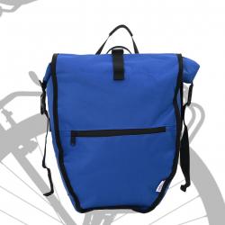 Sac à vélo pour porte-bagages 25 L Bleu 32.5x17x57 cm