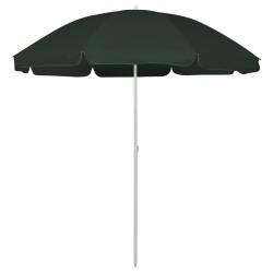Parasol de plage vert 240 cm