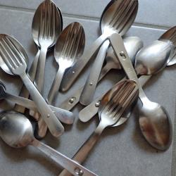 Plusieurs dates différentes - Ancien Couverts Suisse de dotation - Cuillère - fourchette