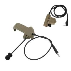 Kit Microphone Externe pour Casque Type Razor - Kenwood - Tan
