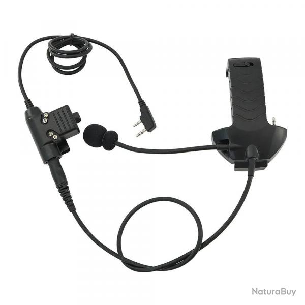 Kit Microphone Externe pour Casque Type Razor - Kenwood - Noir