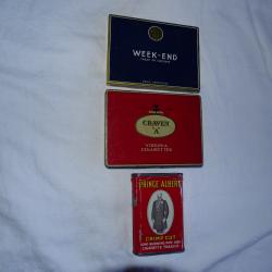 Boites de cigarettes