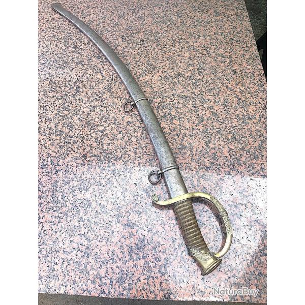 Sabre d'officier Canonnier mont modele 1829 vers 1855/60