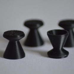 DIABOLO .44 / calibre 44 poudre noire / lot de 100 balles / SLUGS
