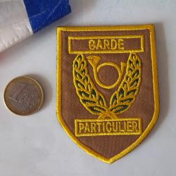 écusson poitrine Garde Particulier homologué chasse, pêche, bois voirie routière