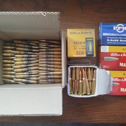 Lot de cartouches calibre 6.5x55 SE