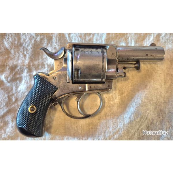 Revolver 450 BRITISH BULL-DOG 5 coups en PNTrs bon etat de fonctionnement aucune corrosion