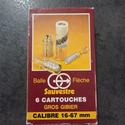 Balle fleche sauvestre cal 16/67