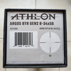 Lunette athlon argos gen 2 8-34x56
