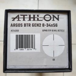 Lunette athlon argos gen 2 8-34x56