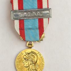 (59.007) Médaille commé. des opérations de sécurité et de maintien de l'ordre - Agrafe Maroc