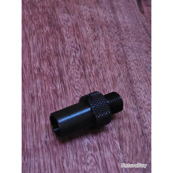 Adaptateur silencieux M10x100 PALLAS BA-15 cal.22lr (filetage 1/2x20)