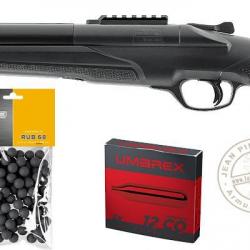 Pack fusil CO2 à balles de caoutchouc Umarex T4E TS 68 Gen2 - Cal.68 (16 Joules max)