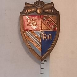Insigne du 25ème régiment d'artillerie (25ème RA)