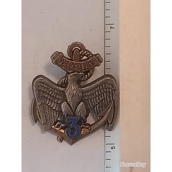 Insigne du 3me rgiment d'infanterie de Marine (3me RIMa)