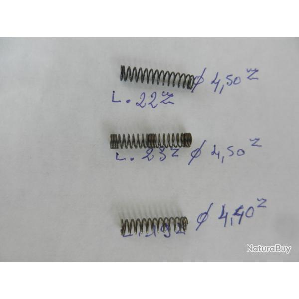 lot de plusieurs ressorts  pour armes