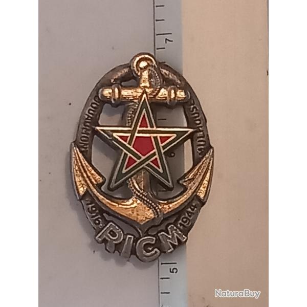 Insigne du rgiment d'infanterie-chars de marine (RICM)