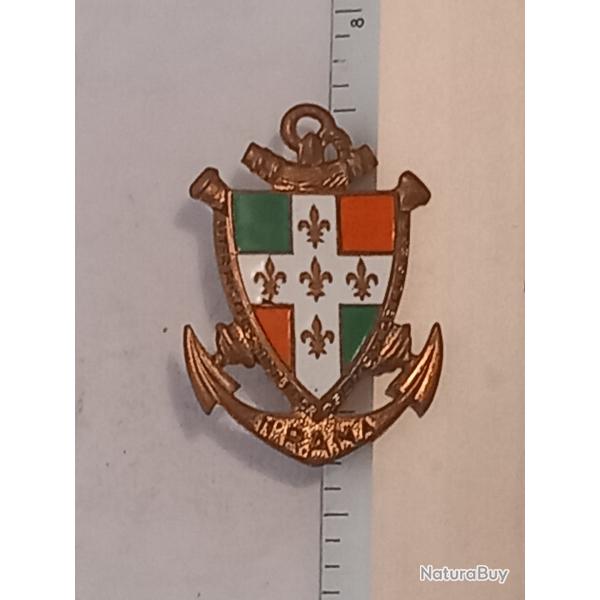 Insigne du 11me rgiment d'artillerie de Marine (11me RAMa)