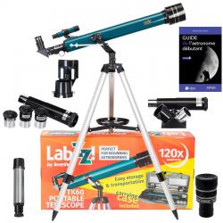 Pack Télescope Levenhuk LabZZ TK60 avec Zoom, Oculaires et Accessoires