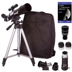 Pack Télescope Levenhuk Skyline Travel 50 avec Zoom, Oculaires, Sac à dos et Accessoires
