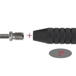 Boule levier d'armement 5/16-24 - Moleté 2" avec adaptateur