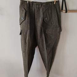 PANTALON FELDGRAU ARMÉE SUEDOISE CIDE C 48 DATÉ 1971