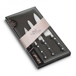 Coffret 3 couteaux forgés "Idéal Rivets Inox" [Sabatier]