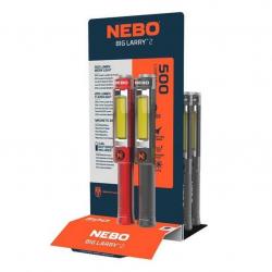 Présentoir de 14 lampes de travail LED "Big Larry 2" 500 lumens [Nebo]