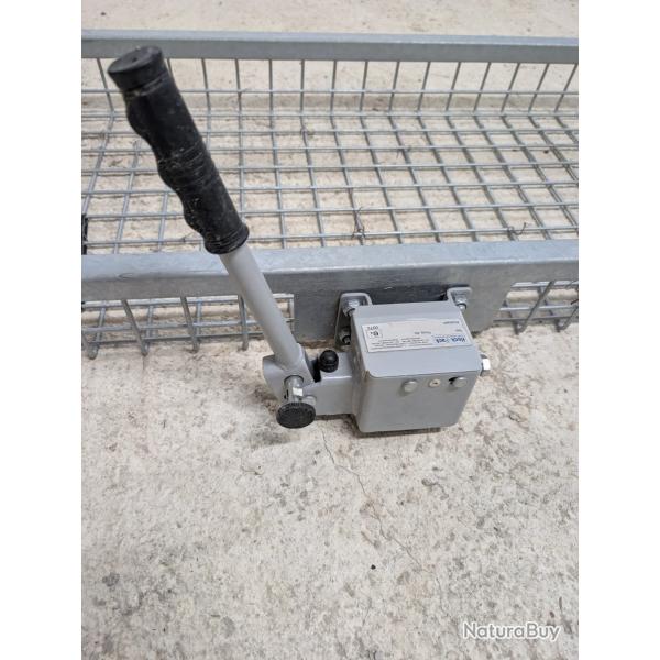 HECK-PACK Panier porte gibier avec attache rapide pour attelage de remorque en acier galvanis