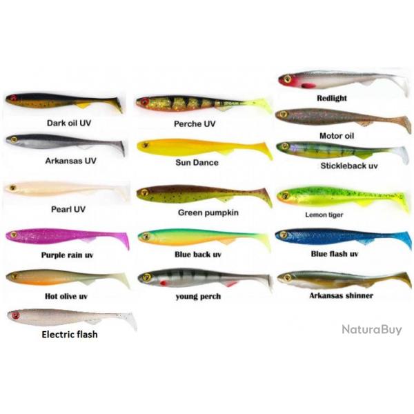 SLICK SHAD 13CM PAR 1 Glitter perch