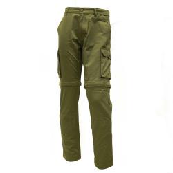 Soldes ! Pantalon treillis homme transformable 3 en 1 pantacourt et bermuda kaki