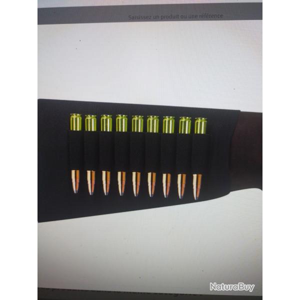 Cartouchire de crosse carabine 9 balles pro hunt ligne Verney Carron