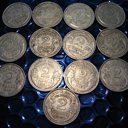 France 12piece de 2 francs (morlon) 1941- 1959 alu République française