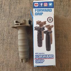 Poignée tactique airsoft forward grip désert tan