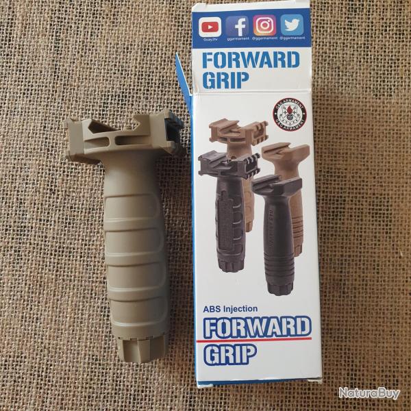 Poigne tactique airsoft forward grip dsert tan